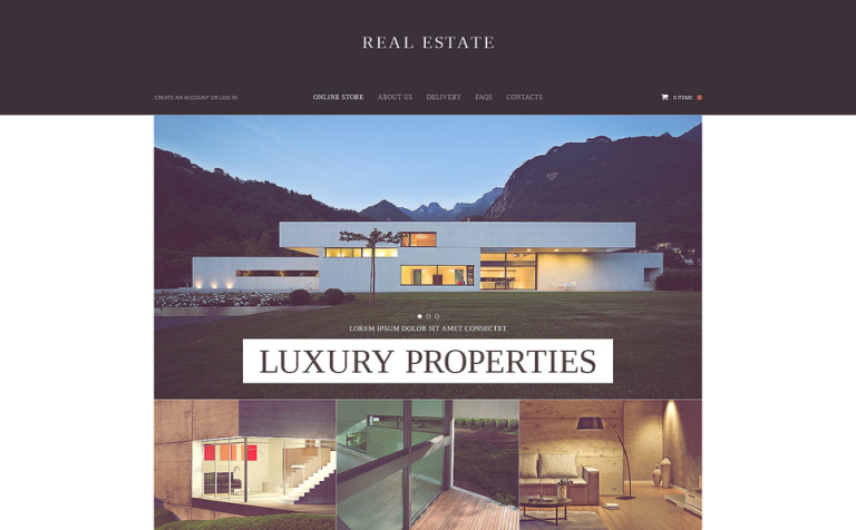 Real Estate Agency VirtueMart Template Big Screenshot Real Estate Agency VirtueMart Template New Screenshots BIG