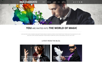 The World of Magic WordPress Theme