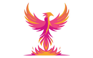 Designed as a phoenix bird