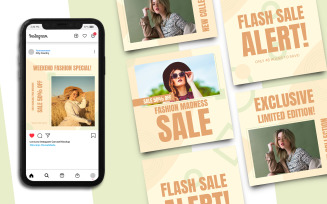 Fashion Sale Instagram Post Template 371