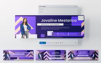 Geometric Email Header Template 374