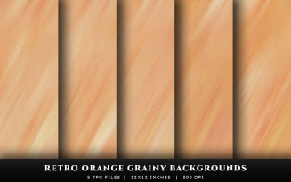 Retro Orange Grainy Texture Backgrounds