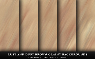 Rust and Dust Brown Grainy Texture Backgrounds