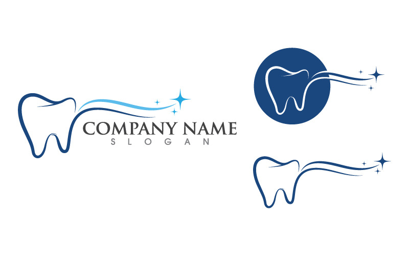 Dental Medical Health Care Logo icon vector design template v.11 Logo Template