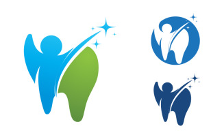 Dental Medical Health Care Logo icon vector design template v.2