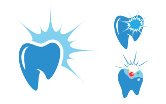Dental Medical Health Care Logo icon vector design template v.8