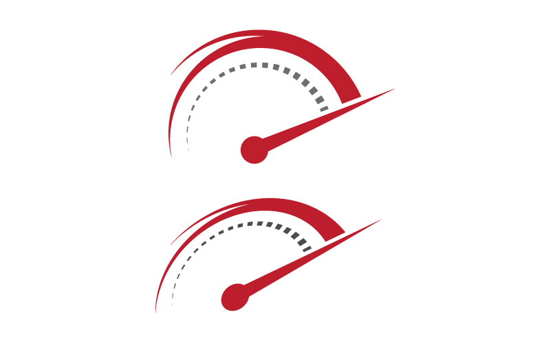 Clock vector flat illustration design template v.6 Logo Template