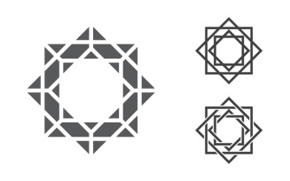 Mosque Islamic Vector icon logo design illustration Template v.15