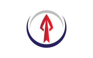 Archery Sport Logo icon illustration design template v.3