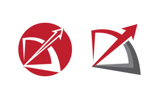 Archery Sport Logo icon illustration design template v.6
