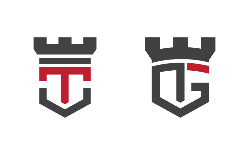 Castle icon vector illustration design Template v.2 Logo Template