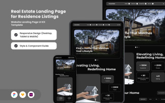 Haven Nest - Sleek Housing Landing Page