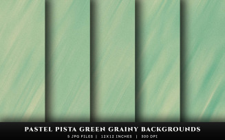 Pastel Pista Green Grainy Texture Backgrounds