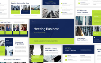 Meeting - Business Google Slides Presentation