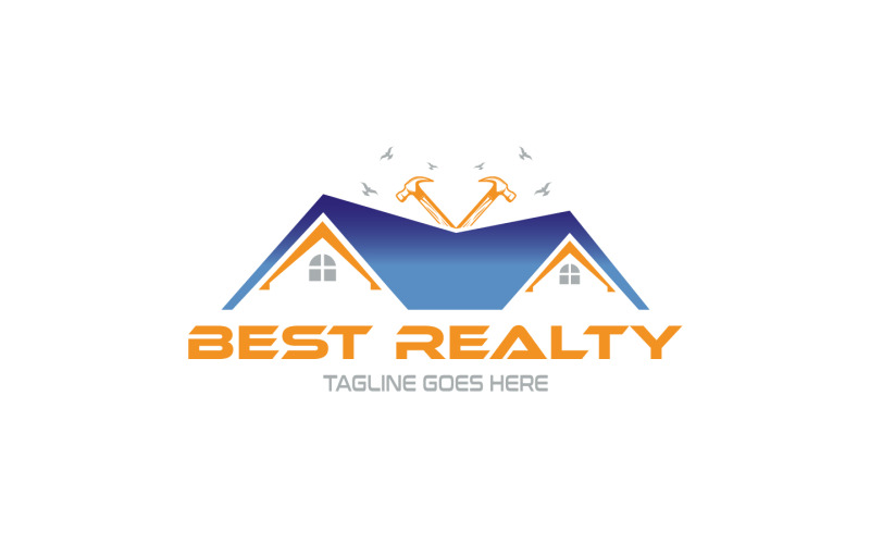 Real Estate Logo-Construction Logo-Property Logo | For Real Estate Design...27 Logo Template