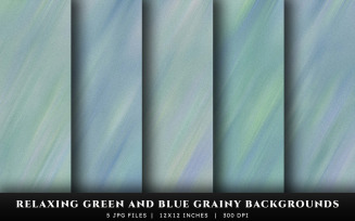 Relaxing Green and Blue Grainy Texture Backgrounds