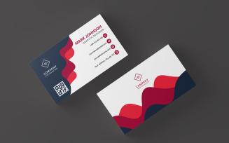 Simple & modern business card template.