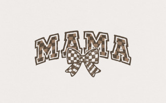 Checkered Mama PNG, Digital Download, Trendy Mama Sublimation, Retro Varsity Design, Funny Mama