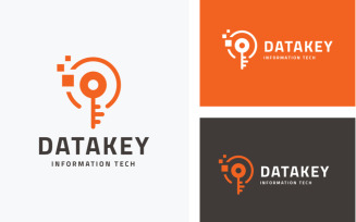 Digital Data Key Logo Temp
