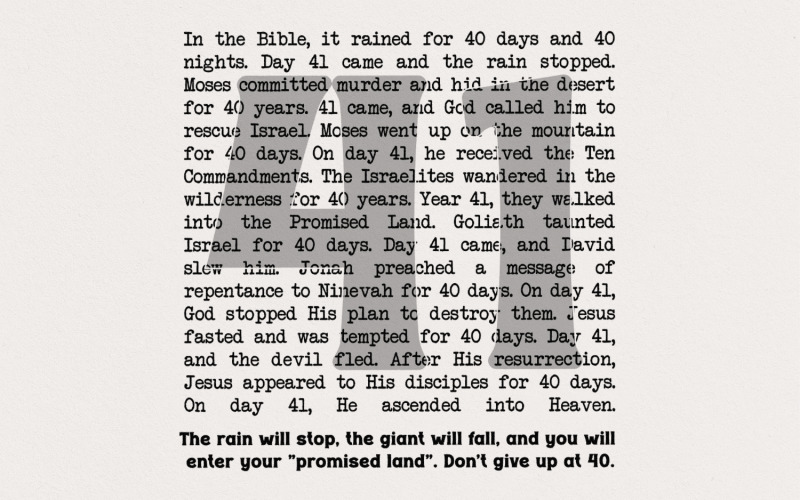 Your 41 Is Coming png, Jesus png, Faith png, Cross png, Christian png, Bible Verse Png, Positive Illustration