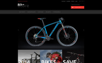 Bikes and Supplies Magento Theme