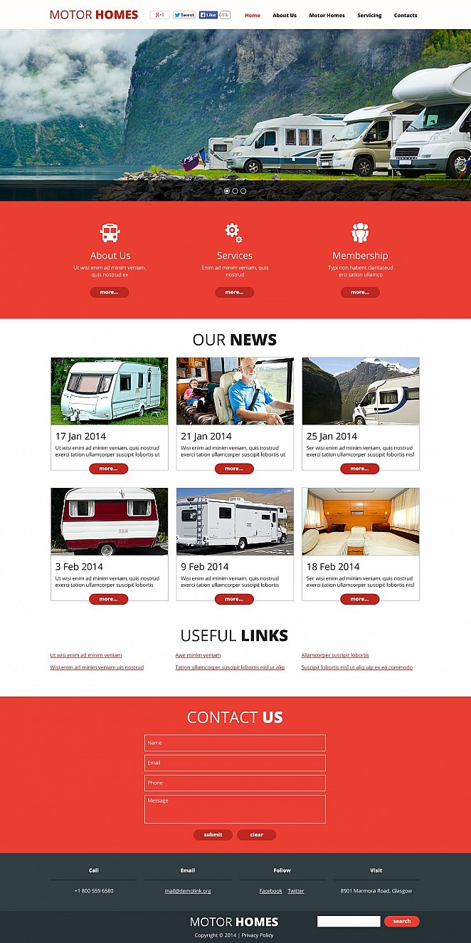 Car Rental Flash CMS Template New Screenshots BIG