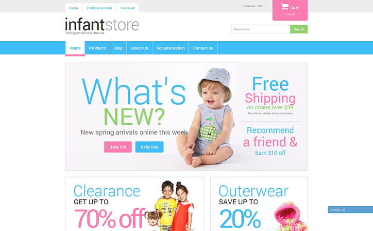Dressing Kids in Style Responsive Shopify Theme Big Screenshot Dressing Kids in Style Shopify Theme New Screenshots BIG