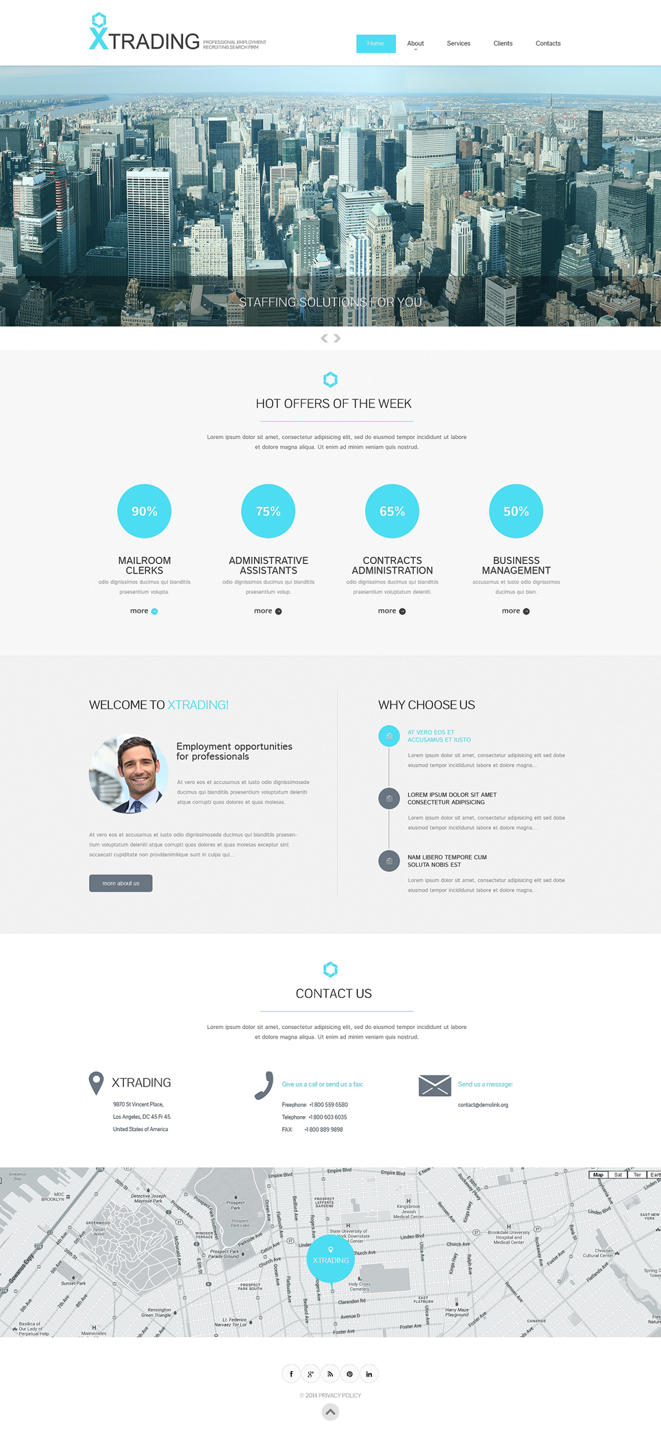 Public Relations Responsive Website Template New Screenshots BIG