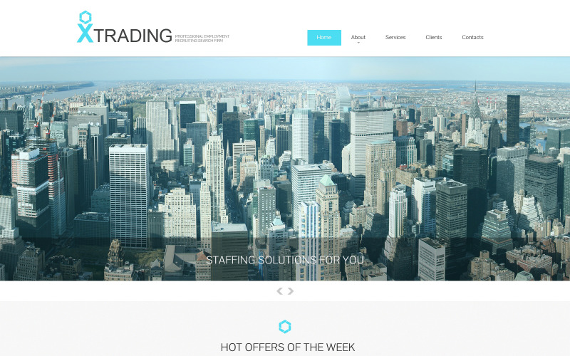 Public Relations Responsive Website Template