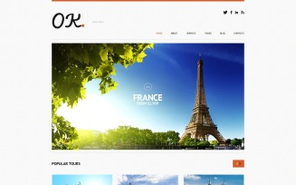 Travel Agency WordPress Responsive Theme