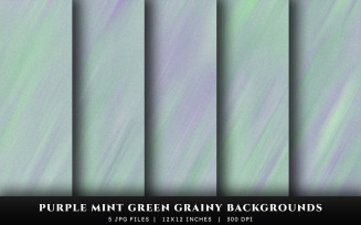 Purple and Mint Green Grainy Texture Backgrounds