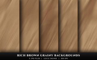 Rich Brown Grainy Texture Backgrounds