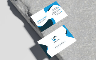 Contemporary Business Card Template for Entrepreneurs