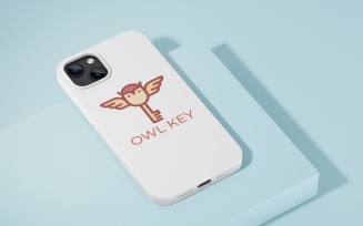 Owl Key logo Template Design