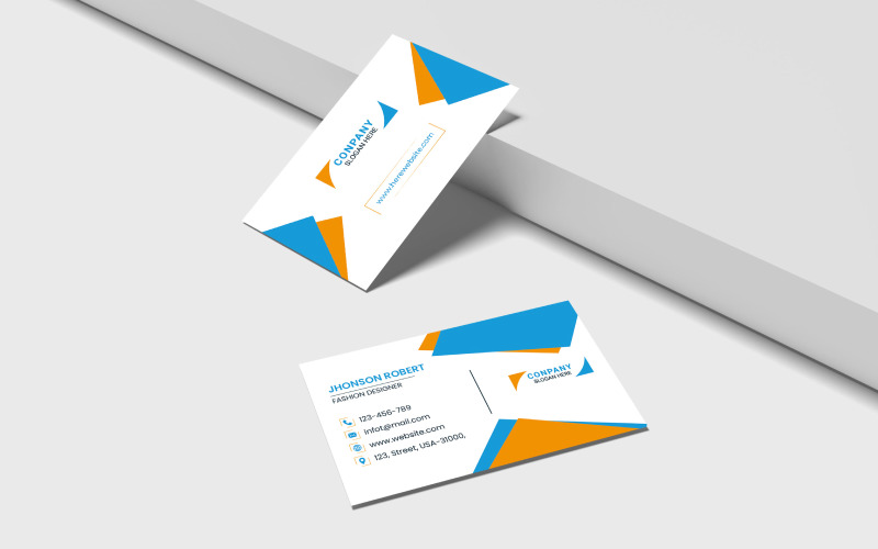 Easy & Professional Business Card Design Corporate Identity