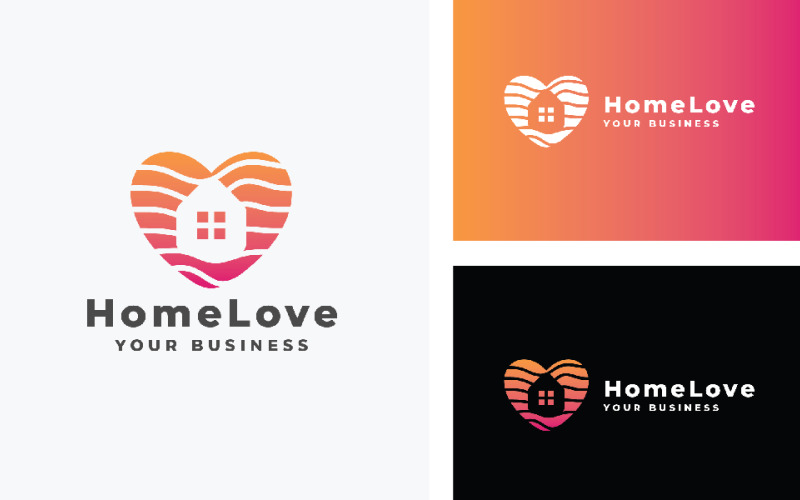 Home Love Company Logo Template