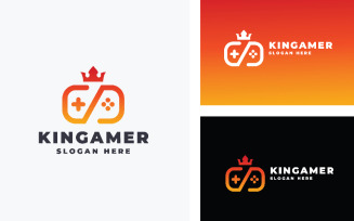 King Gamer Professional Logo Template