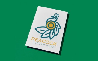 PEACOCK logo Template Design