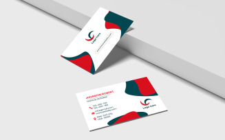 Perfect for Any Brand A business card template