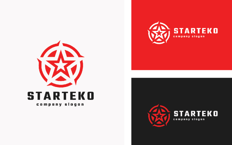 Star Technology Company Logo Logo Template