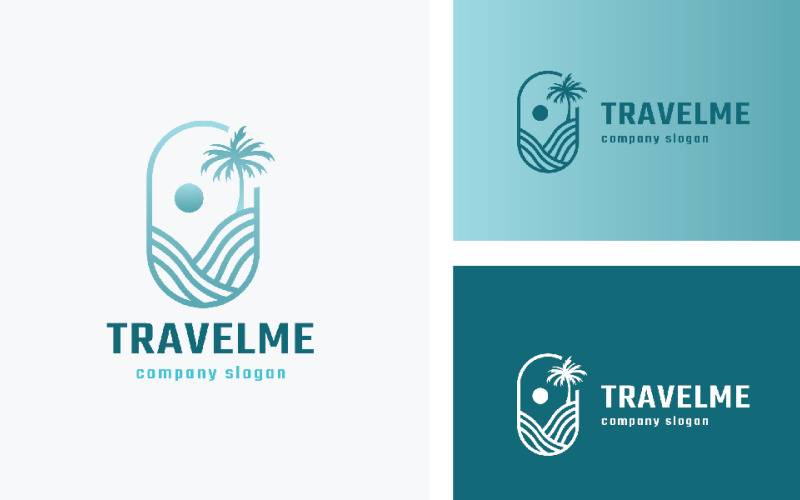 Travelme Holiday Company Logo Logo Template