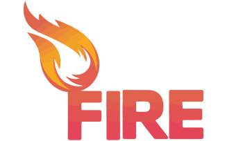 A illustration design of a fire
