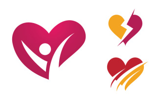 People group care community network and social logo design v.60