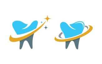 Dental Medical Care Logo icon vector design template v.1