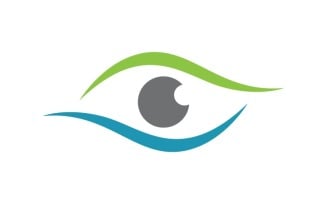 Branding Corporate Health Eye Care vector Logo design v.15