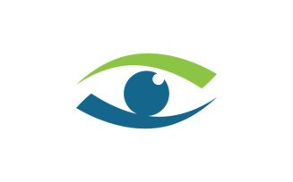 Branding Corporate Health Eye Care vector Logo design v.3
