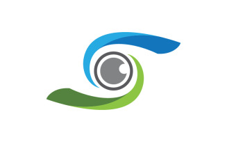 Branding Corporate Health Eye Care vector Logo design v.9