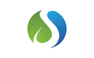 Water drop Plumbing Logo Template vector illustration v.7