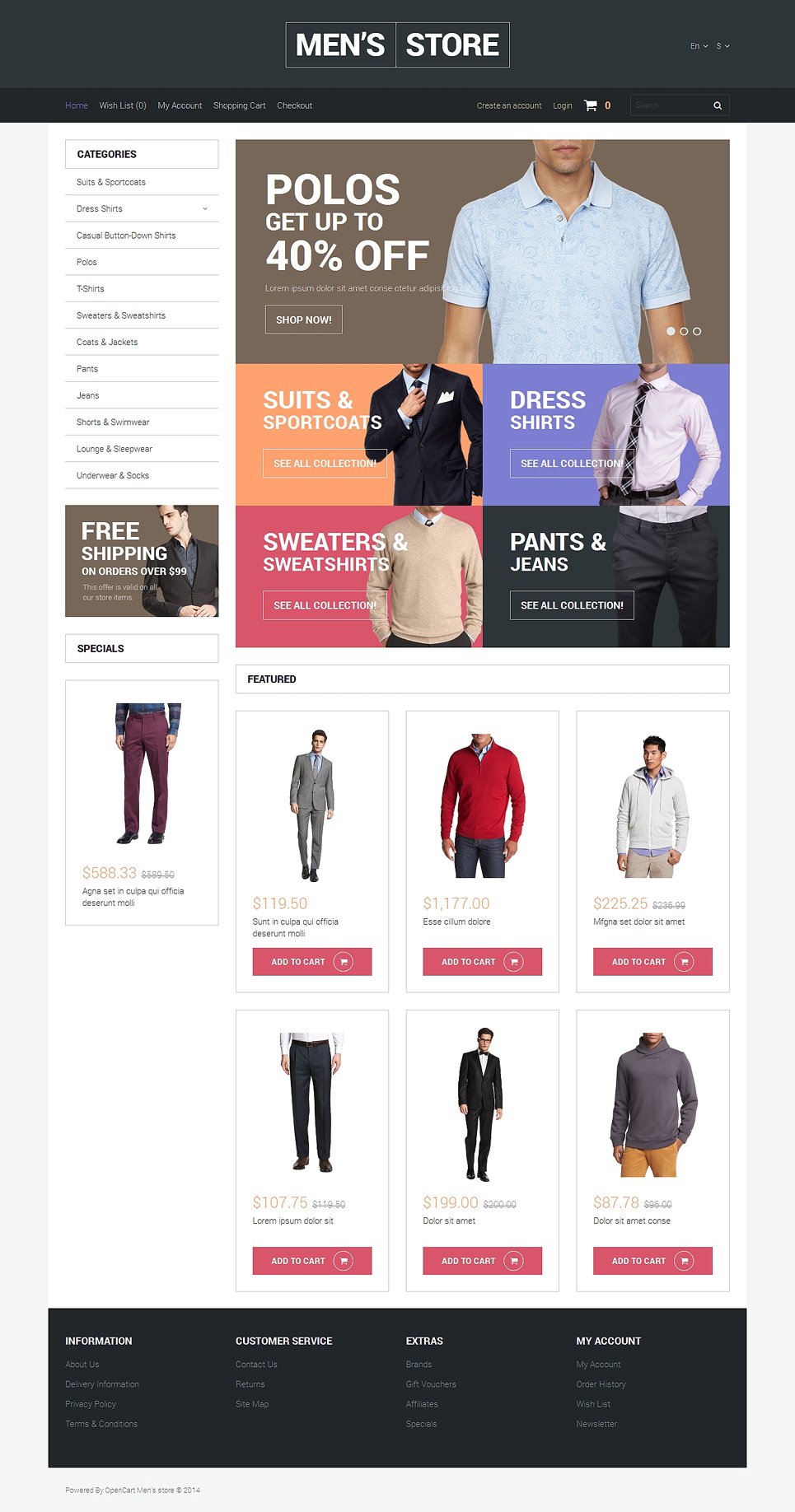 Apparel Responsive OpenCart Template New Screenshots BIG