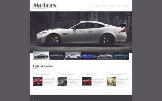 Automobile Manufacturer WordPress Theme